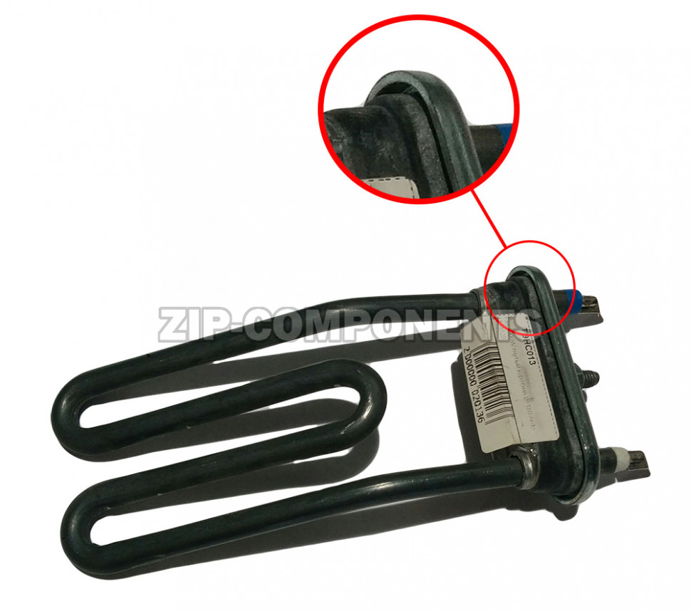 Тэн 1900W гнутый короткий L=180 Ardo 1101029